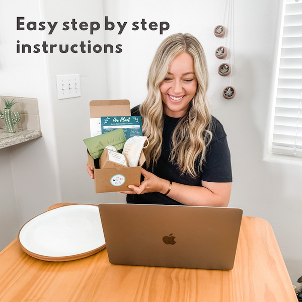 DIY Clay Air Plant Hanging