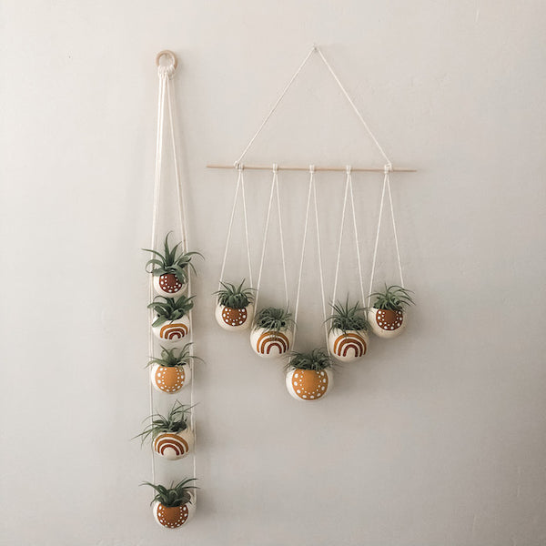 Warm Rainbow Bell Cup Hanger- Set of 5