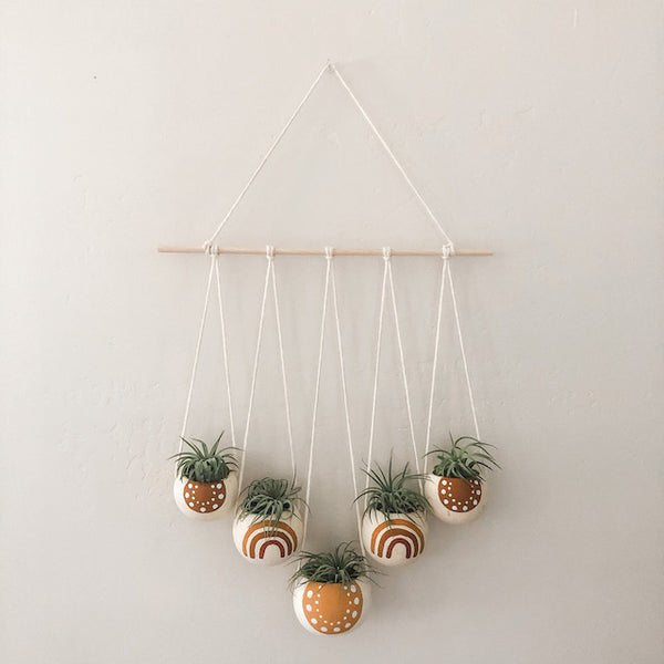 Warm Rainbow Bell Cup Hanger- Set of 5