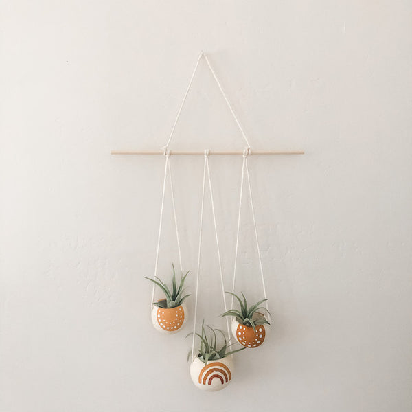 Warm Rainbow Bell Cup Hanger- Set of 3