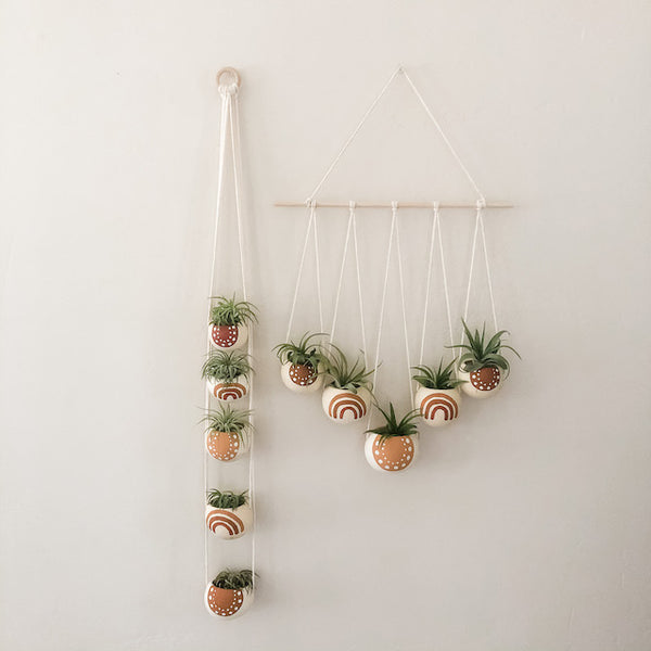 Warm Rainbow Bell Cup Hanger- Set of 5