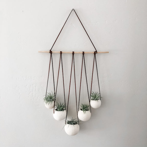 Natural Bell Cup Hanger- Set of 5