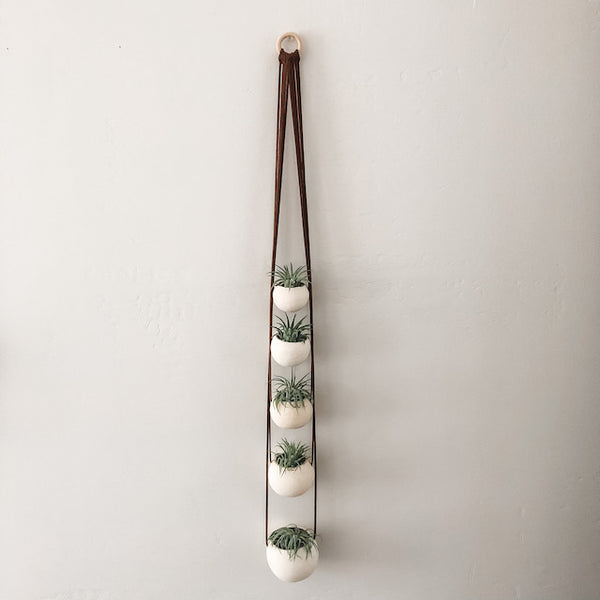 Natural Bell Cup Hanger- Set of 5