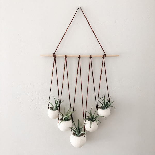 Natural Bell Cup Hanger- Set of 5