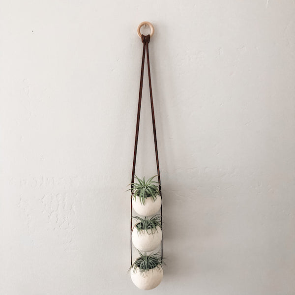 Natural Bell Cup Hanger- Set of 3