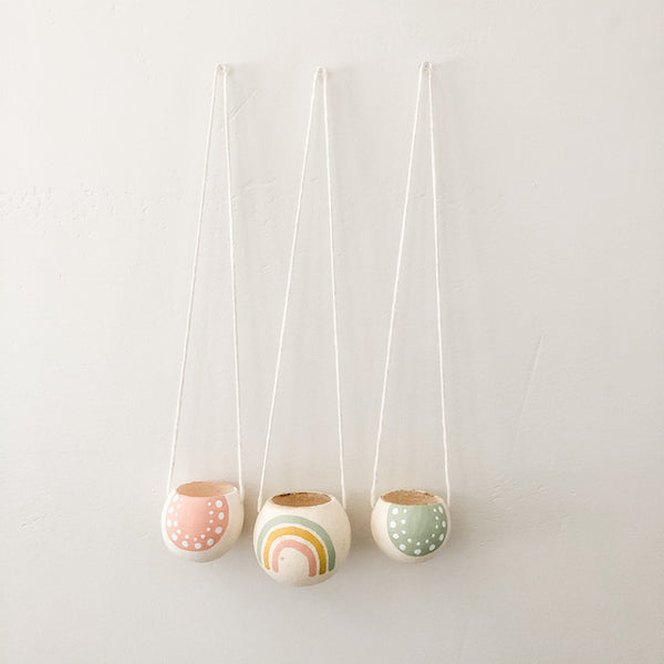 Single Pastel Rainbow Hanging Bell Cups